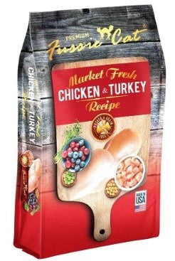 Fussie Cat Grain Free Dry Cat Food Chicken and Turkey  2lbs