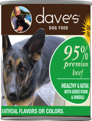 Daves Premium Meats™ Grain Free Canned Dog Food Beef -12.5oz-