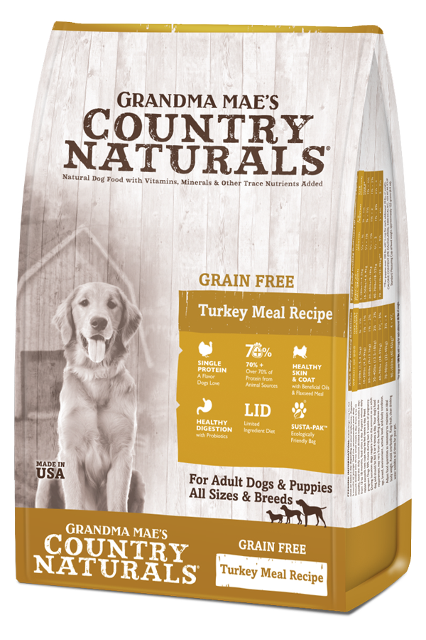 Grandma Mae's Grain-Free Turkey Recipe Dog Food