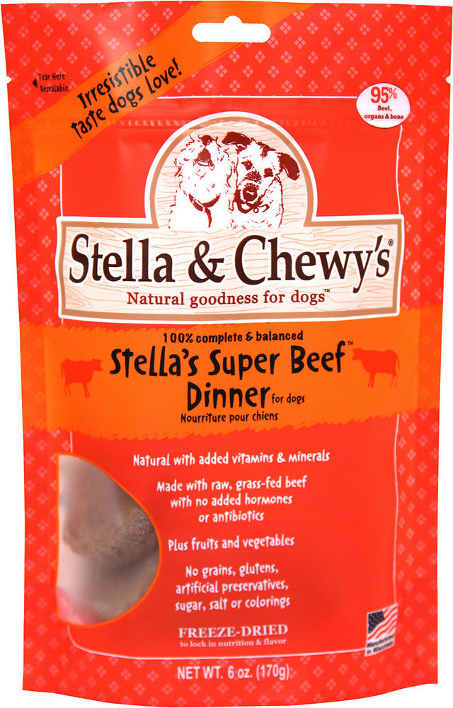 Stella & Chewy's Grain Free Freeze-Dried Patties Stellas Super Beef