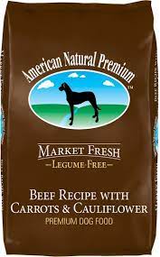 American Natural Premium Legume Free Dog Food Beef with Carrots & Cauliflower Recipe