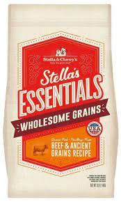 Stella & Chewy's Essentials Beef with Ancient Grains Kibble Dog Food-Various Sizes