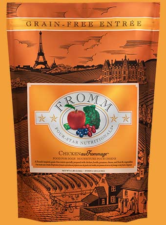 Fromm Four Star Grain Free Dry Dog Food Chicken au Frommage