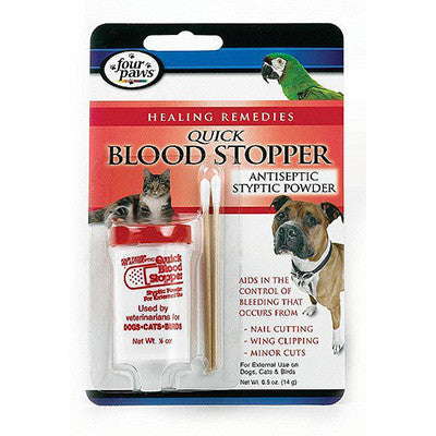 Four Paws Antiseptic Quick Blood Stopper Styptic Powder